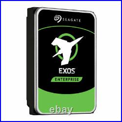 10TB Seagate Exos X16 ST10000NM002G SAS Hard Drive, 3.5 HDD, SAS 12Gb/s, 7200rp