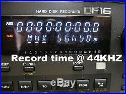 18GB Akai DR16 PRO External SCSI Hard drive Over 56 hours of record time