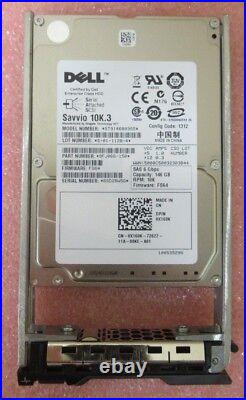 4x Dell 146GB 2.5 SAS 6GB/s 10K Hot-Plug HDD disk Caddy X160K PowerEdge Server