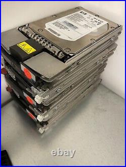 6 HP 289042-001 72.8GB 10K 3.5 SCSI Ultra 320 Hard Disk Drive in ProLiant Caddy