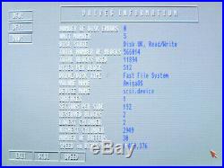 A2091 SCSI Controller with 275mb Harddrive for Commodore Amiga 2000 3000 4000