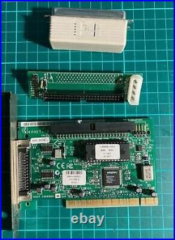 Apple 80SC Vintage SCSI Hard Drives x2 + PCI interface + cables