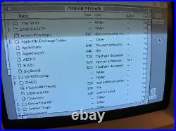 Apple Macintosh Plus, SE, 2 GB External SCSI Hard Drive, System 3.3 APPS GAMES
