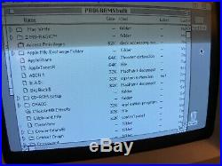 Apple Macintosh Plus, SE, 2 GB External SCSI Hard Drive, System 6.0.8 APPS GAMES