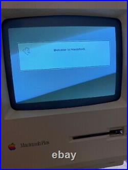 Apple Macintosh Plus SE, 2 GB External SCSI Hard Drive, System 7.1 APPS GAMES
