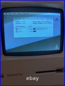 Apple Macintosh Plus, SE, 4 GB External SCSI Hard Drive, System 7.1 APPS GAMES