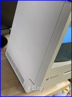 Apple Macintosh Plus with 20SC SCSI hard drive, vintage computing