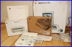 Apple Macintosh plus, original packaging, with RARE SCSI Harddrive