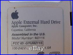 vintage apple external drive
