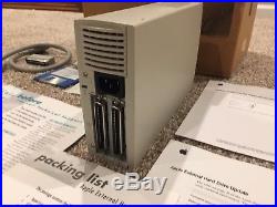 Boxed Apple 850MB SCSI External Hard Drive Macintosh Mac IIgs Computer M2115