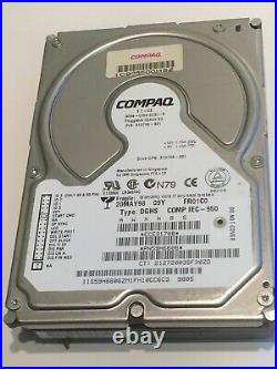 COMPAQ 313708-001 9.1GB 80PIN SCSI PN59H6606 ECE31708 DGHS HARD DRIVE aa4ca3