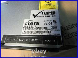 CTERA C400-1 4-Bay 1U Hybrid Cloud Attached Storage Appliance EXCL HARD DRIVES