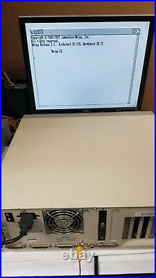 Commodore Amiga 2000, toaster card, 68C030 40MHz CPU, MPEG and SCSI hard drive