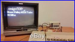 Commodore Amiga A500 & Great Valley Products GVP A530 Turbo SCSI Hard Drive & PS