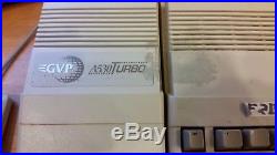 Commodore Amiga A500 & Great Valley Products GVP A530 Turbo SCSI Hard Drive & PS