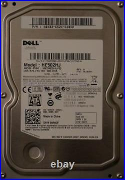 Dell-06R63F 500-GB 7200 RPM 3.5 INCH SATA Hard Disk Drive + Caddy 0D981 F/W 0001