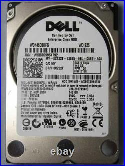 Dell 146GB 10K RPM 2.5 SAS 6Gbps Hard Drive For Dell R610