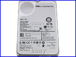 Dell 3T0XM Seagate Helium ST10000NM0246 10TB 3.5 4Kn SED/FIPS SAS Hard Drive