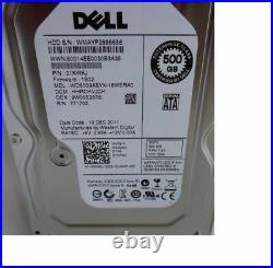 Dell 500GB 7.2K 3.5-inch 3Gb/s Serial ATA (SATA) 1KWKJ Hard Drive With0D981 Caddy