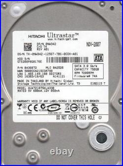 Dell NW342 750 GB 7200 RPM 3.5 inches SATA Hard Disk Drive with0F238F Caddy