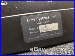 EMU EMAX II SAMPLING KEYBOARD SCSI With HARD DRIVE & HARD CASE MODEL 2205