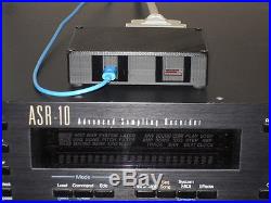 Ensoniq ASR-10 SCSI Hard Drive Emulator, 8GB memory card, SCSI cable, power supply