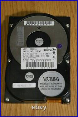 Fujitsu M2684SAM P/N CA01237-B140 525 MB Vintage SCSI Hard Drive Tested Working