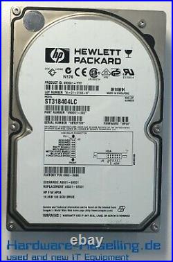 HP 18GB ST318404LC 0950-3686 9N9001-032 3,5 Inch SCSI