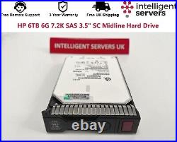 HP 6TB 6G 7.2K SAS 3.5 SC Midline Hard Drive 761477-B21 / 761497-001