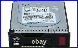 HP 819201-B21 E 8TB 12G SAS 7.2K rpm LFF (3.5in) 512e SC Midline Hard Drive