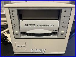 HP DLT80 DLT 4 Tape Drive Bundle SCSI card, Cabling & Cleaning Cart