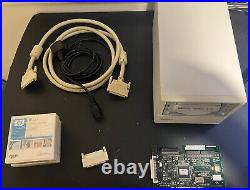 HP DLT80 DLT 4 Tape Drive Bundle SCSI card, Cabling & Cleaning Cart