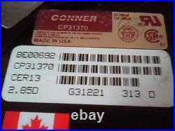 Hard Disk Drive Conner CP31370 CER13 G31221 313 D 2.85D