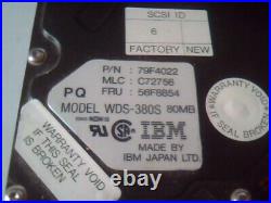 Hard Disk Drive SCSI IBM 79F4022 C72756 56F8854 WDS-380S DH
