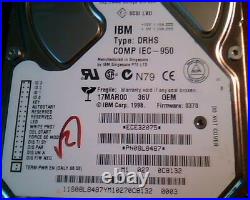 Hard Disk Drive SCSI IBM DRHS LVD IEC-950 ECE32075 PN08L8487 370