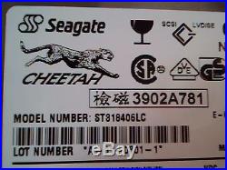 Hard Disk Drive SCSI Seagate Cheetah ST318406LC A-01-0301-1 9U3001-044 8A03