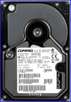 Hard Drive Compaq 207533-002 18.2GB 10000U/Min 4MB SCSI U160 BD0186398C 3.5'