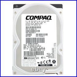 Hard Drive Compaq BB009135B4 SCSI-3 80pin 9.1GB 7200Rpm 3,5 Inch 180721-00