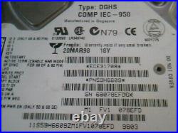 Hard Drive Disk SCSI SE Hewlett Packard HP D5039 D5039-60001 ECE31708 DGHS