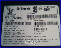 Hard Drive Disk Seagate Hawk ST32430N 9B1001-048 S-01-9616-2 655-0242 Apple SCSI