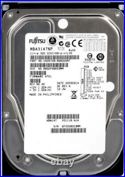Hard Drive Fujitsu MBA3147NP 147GB 15000U/Min 16MB SCSI U320 68-pin 3.5'' Inch