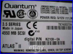 Hard Drive Quantum 4550J HN45J016 Rev 01-D DEC RZ1CB-CA 4550 MB SCSI 80-pin SCA