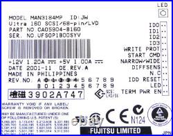 Hard Drive SCSI Fujitsu MAN3184MP 10.000 18GB 10K 68-PIN