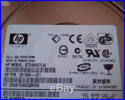 Hard Drive SCSI HP Invent ST336607LW 291244-001 A-01-0446-2 9V4005-030 36.4GB