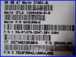 Hard Drive SCSI Maxtor D740X-6L MX6L080J4 24P3665 80 GB
