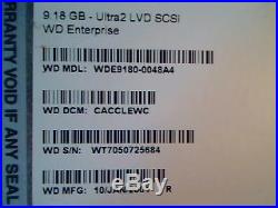 Hard Drive SCSI Western Digital WDE9180-0048A4 CACCLEWC