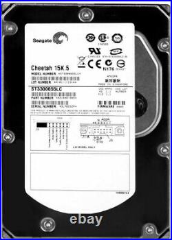 Hard Drive Seagate Cheetah 300GB 15000U/Min SCSI 80-PIN ST3300655LC 3.5 Inch