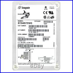 Hard Drive Seagate ST34572WC 4.3 GB 80-PIN 7200RPM 3,5 Inch
