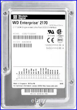 Hard Drive WD ENTERPRISE 2170 2.17GB 7.2K Ultra Fast SCSI-3 WDE2170-0003A5 3.5'