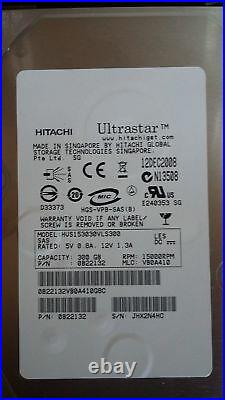 Hitachi 0B22132 300-GB 3G 15K RPM 3.5-inches SAS Hard Disk Drive